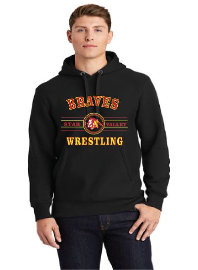 Braves Wrestling Embroidered Heavyweight Hoodie/Crewneck