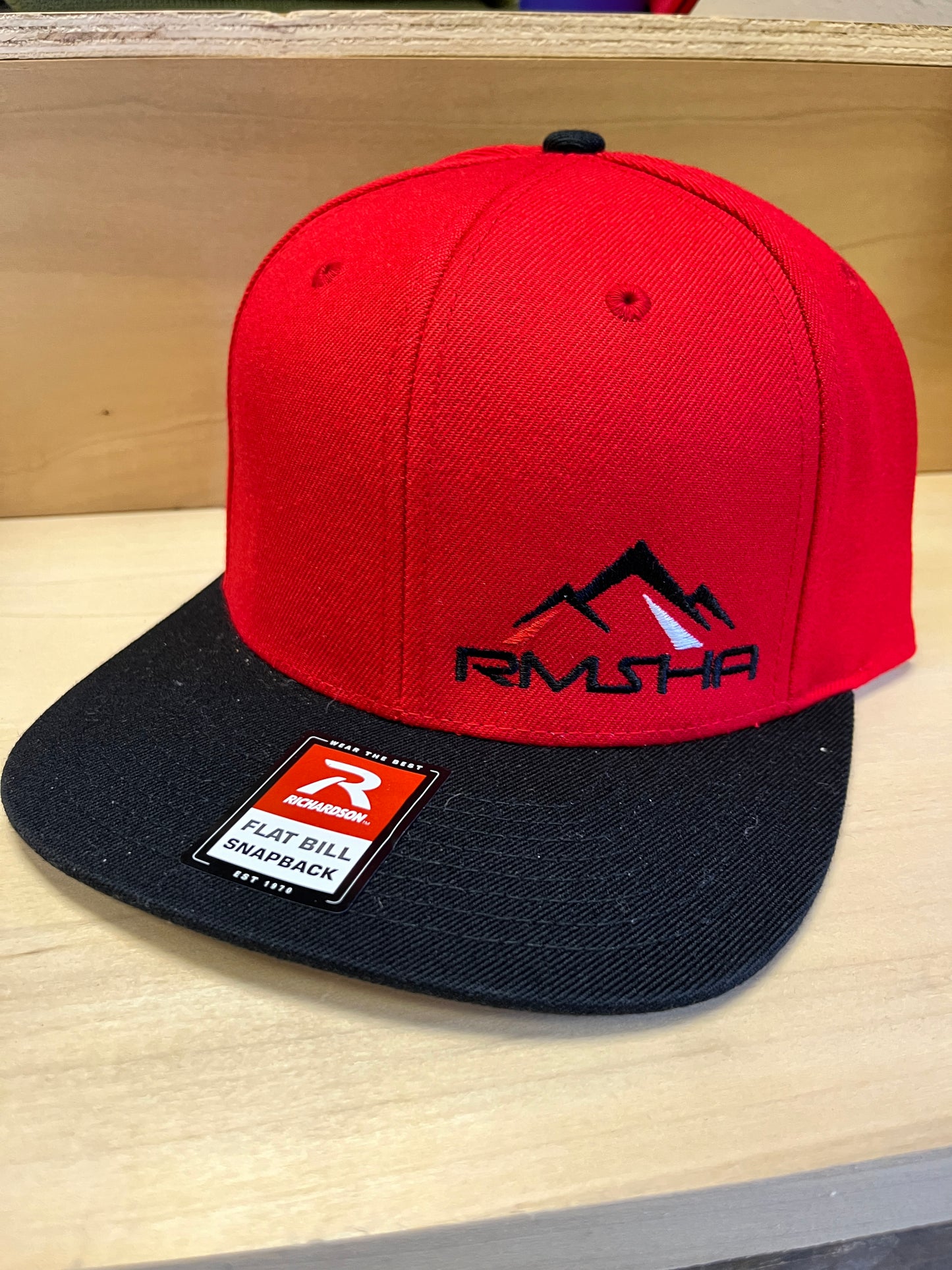 RMSHA Flat Bill Embroidered Side Logo Snapback