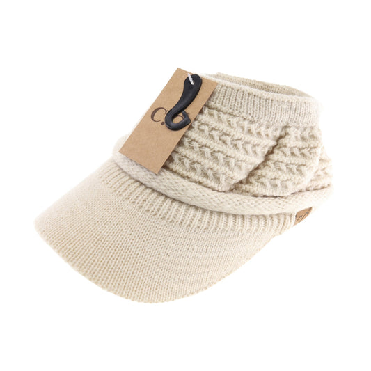 Knit Visor C.C Cap Beige