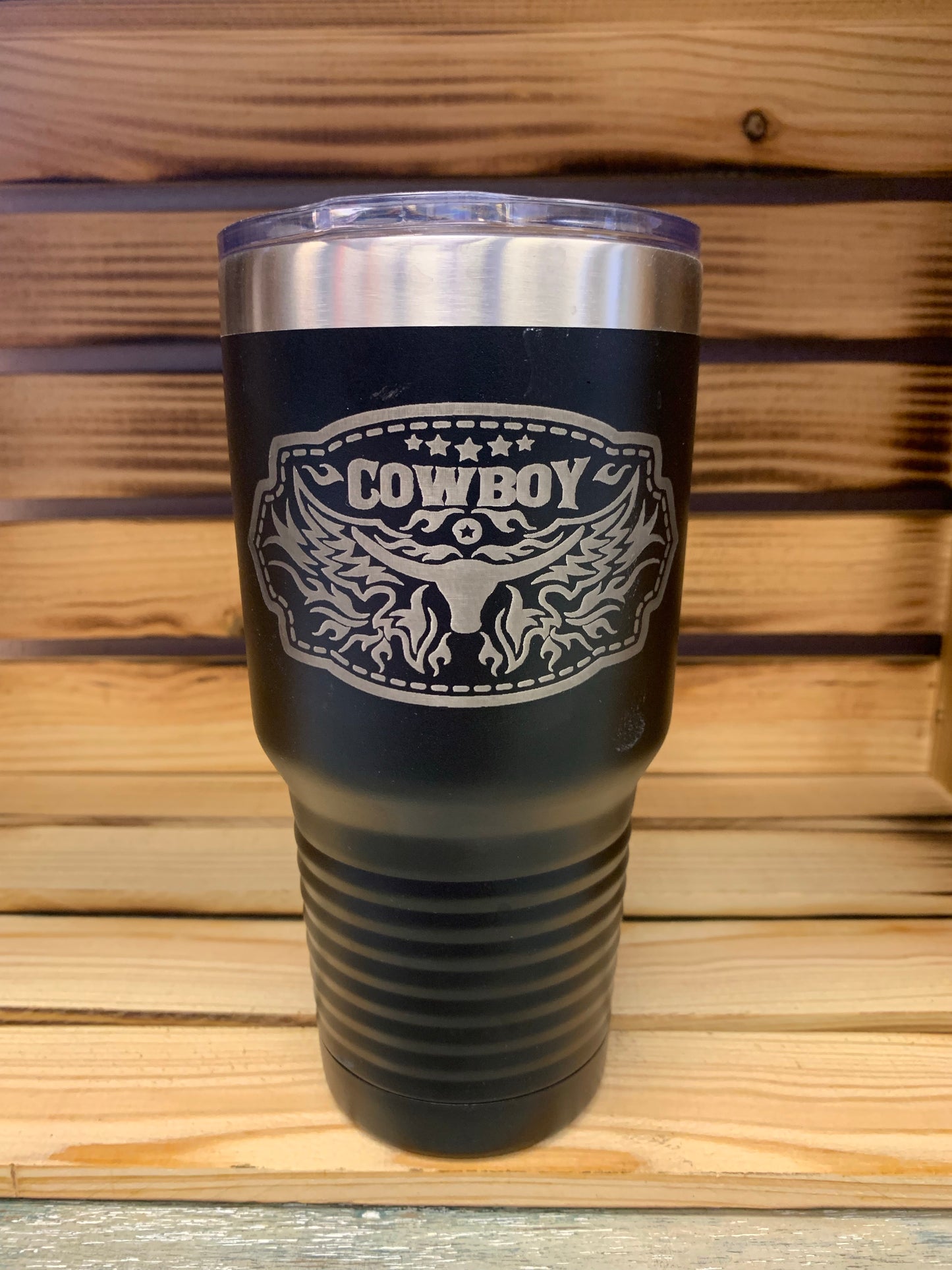 30 oz Cowboy Stainless Steel Tumbler