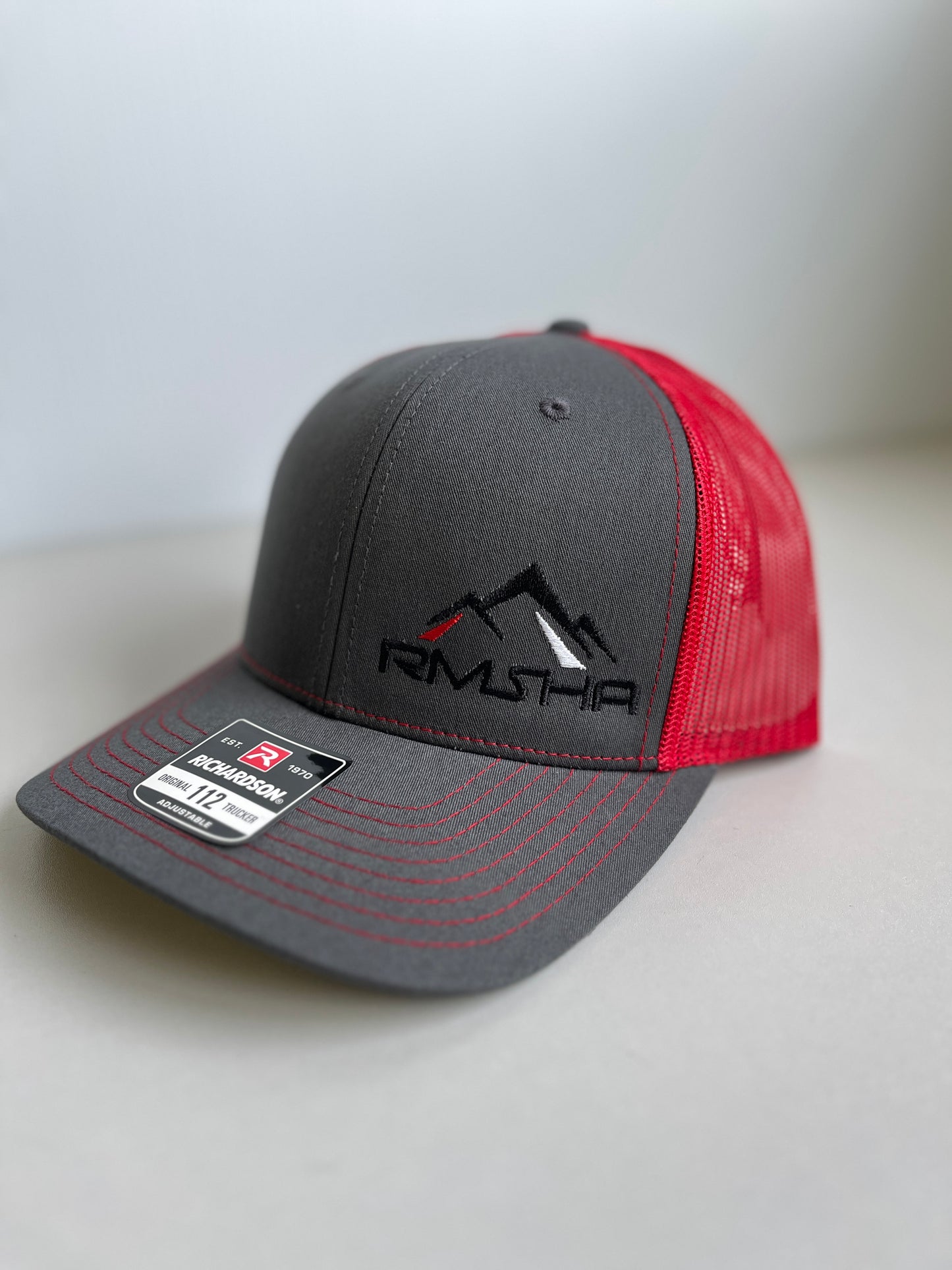 RMSHA Embroidered Side Logo Snapback Two Tone Trucker Hat