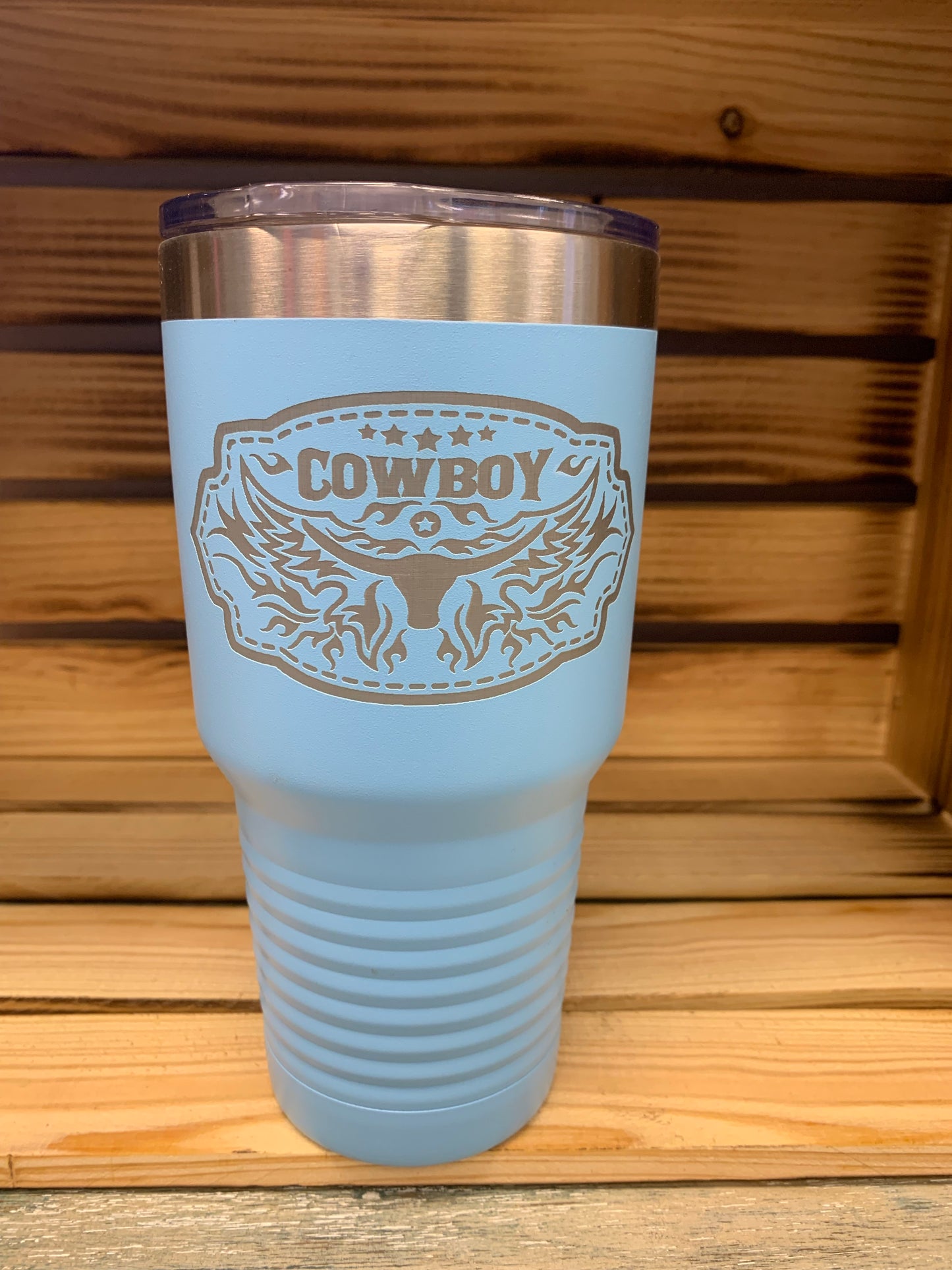 30 oz Cowboy Stainless Steel Tumbler