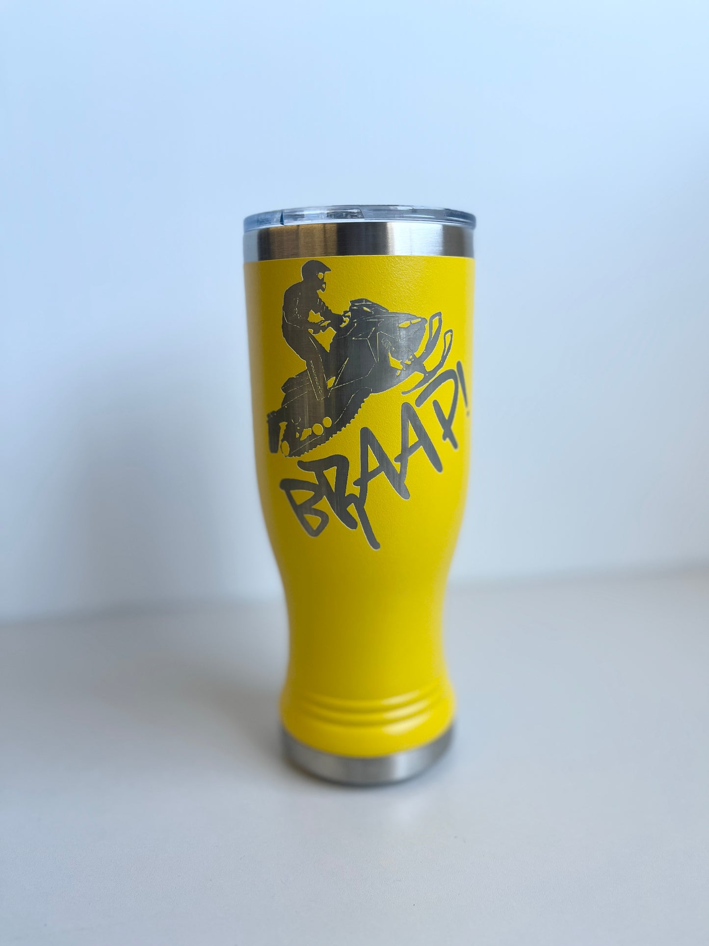 Braap Snowmobile 14oz Pilsner Tumbler