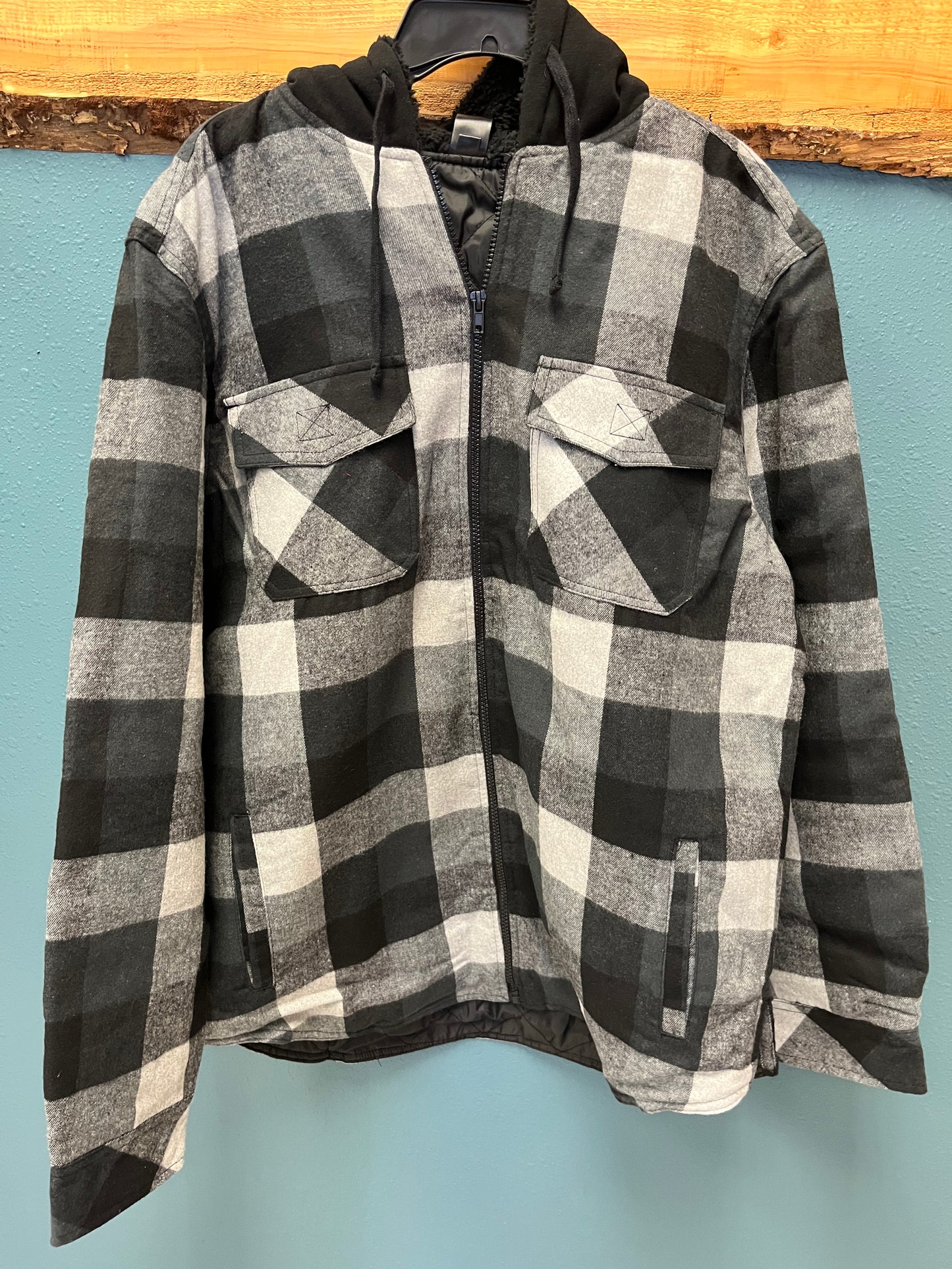 Burnside Hooded Flannel Jacket