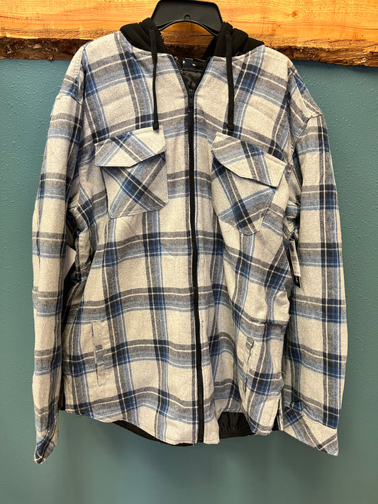 Burnside Hooded Flannel Jacket