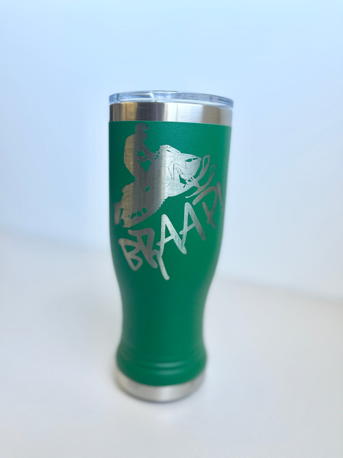 Braap Snowmobile 14oz Pilsner Tumbler