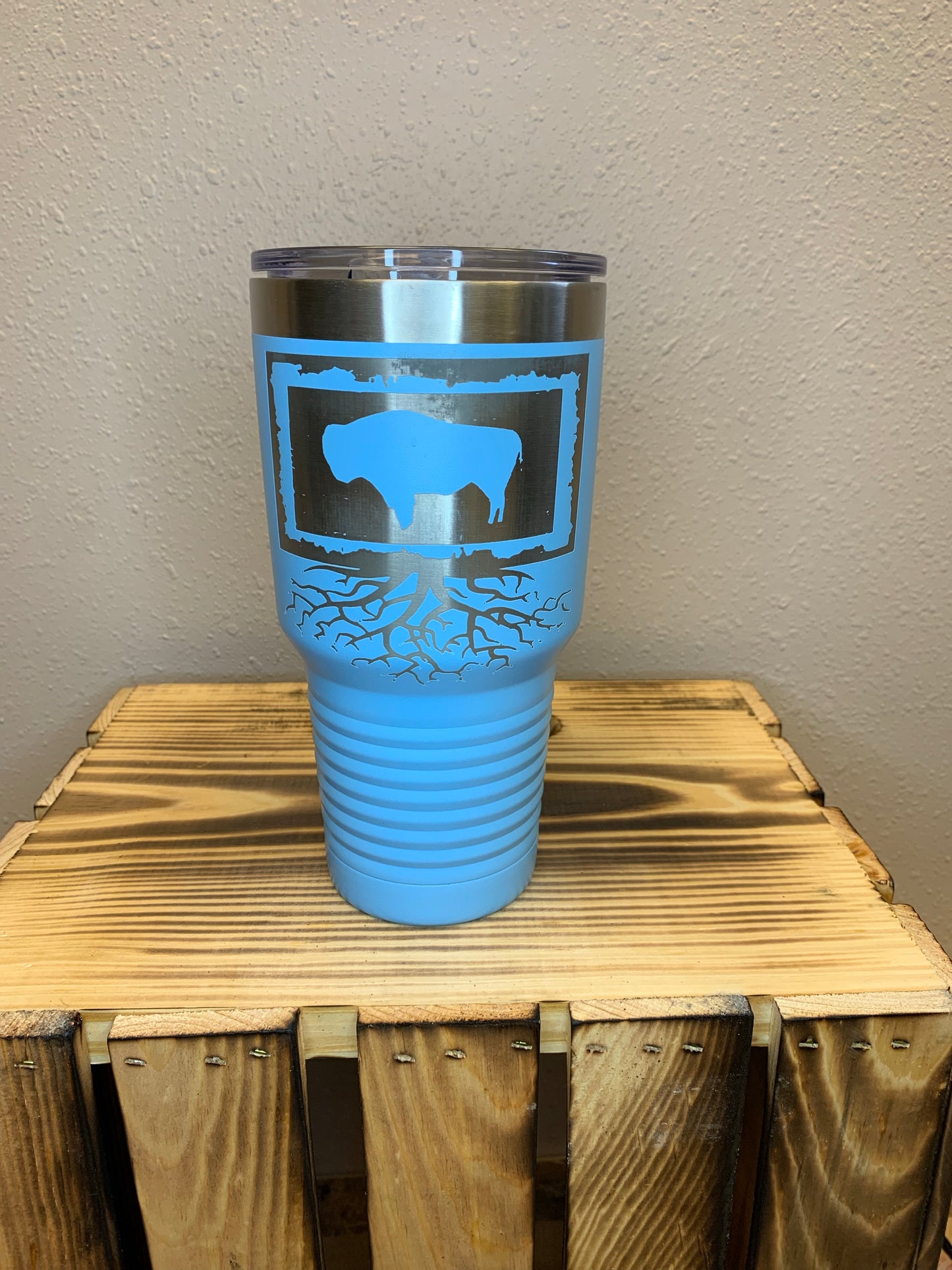 Wyoming Roots Buffalo 30 oz Stainless Steel Tumbler