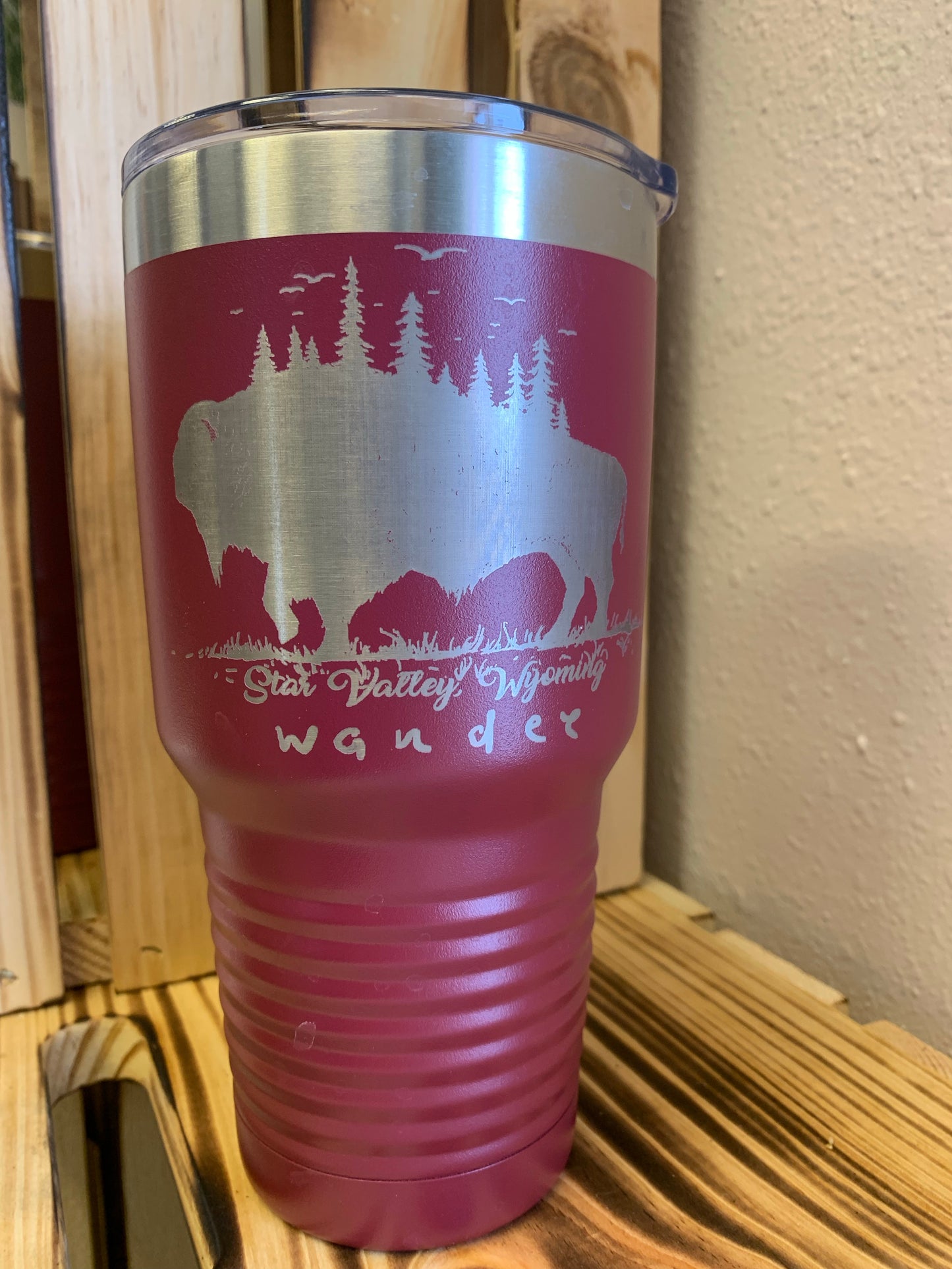 30 oz Star Valley Wyoming Wander Stainless Steel Tumbler