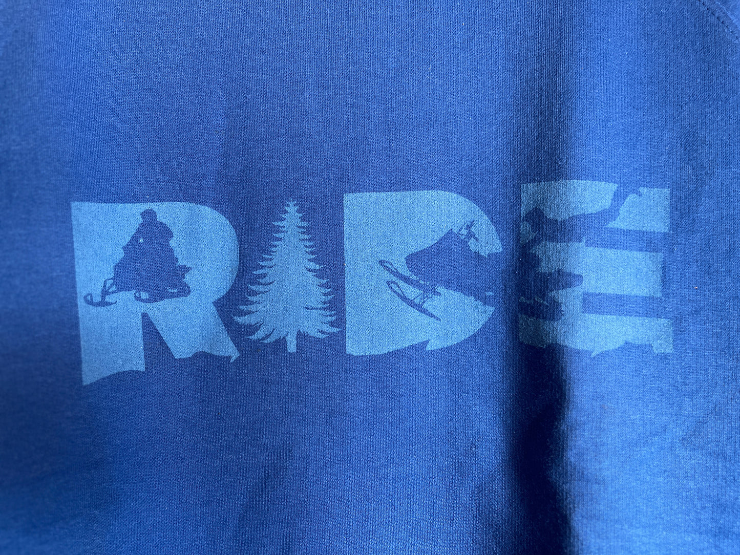 Ride Snowmobiles Adults Midweight Independent Crew Neck Sweatshirt