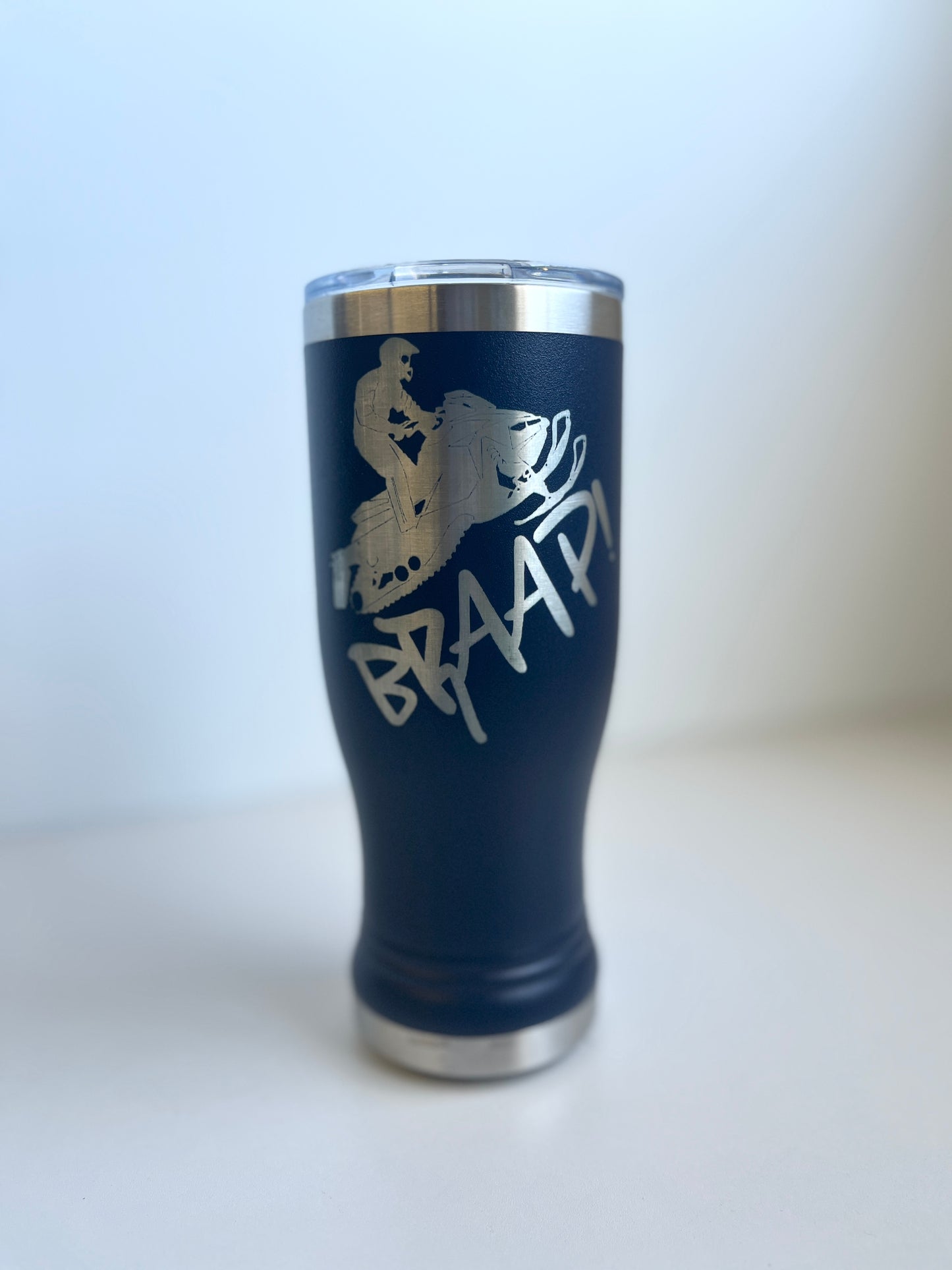 Braap Snowmobile 14oz Pilsner Tumbler
