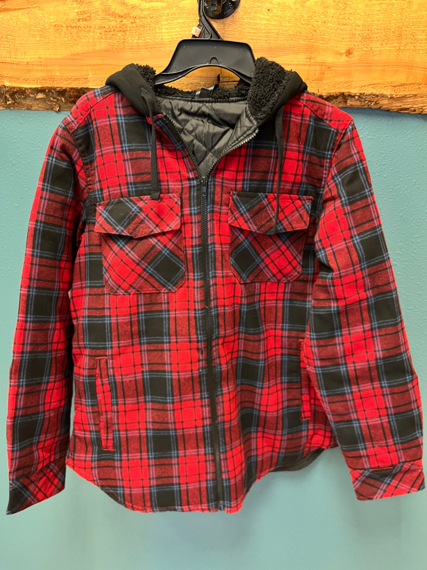 Burnside Hooded Flannel Jacket