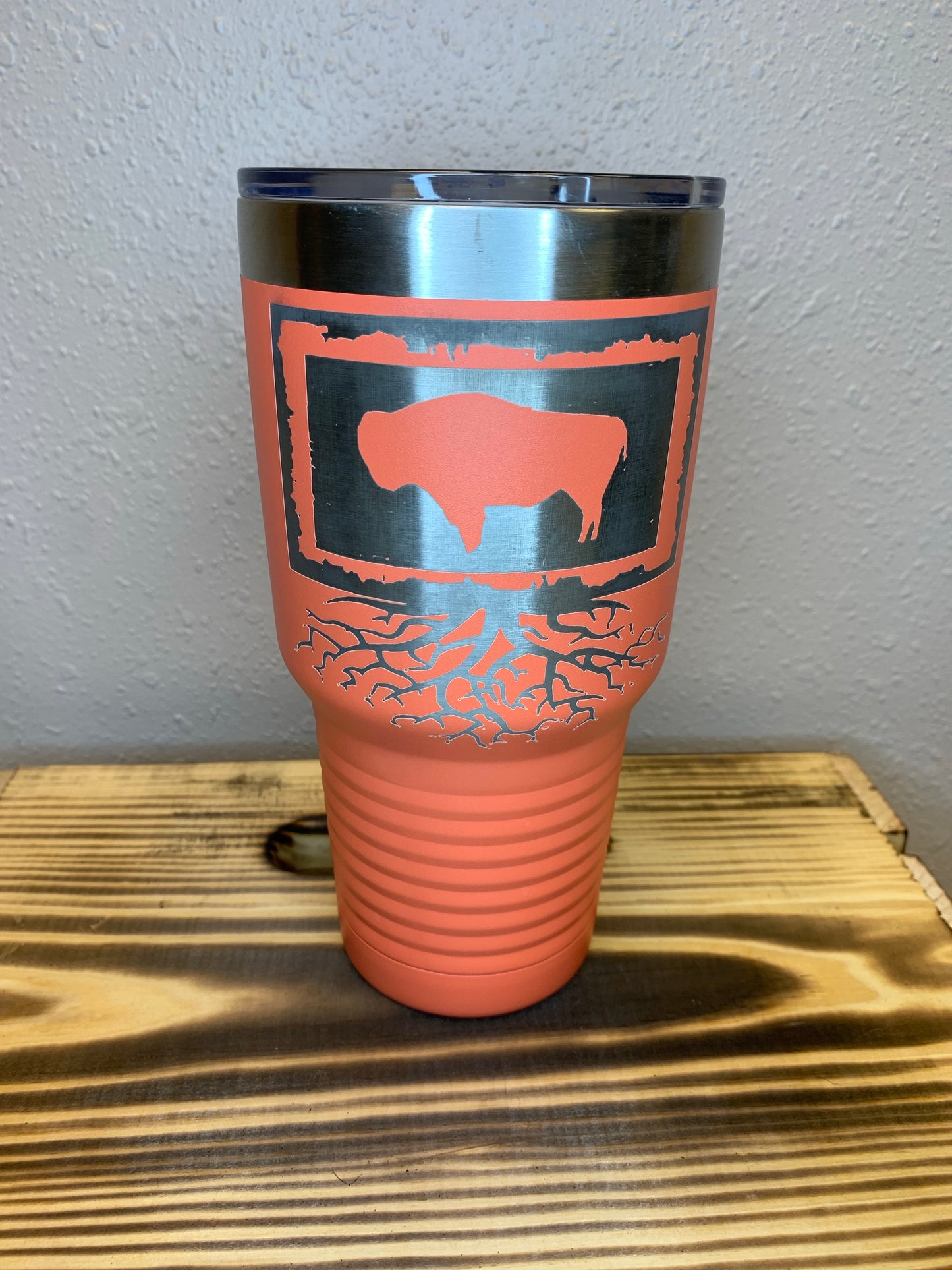 Wyoming Roots Buffalo 30 oz Stainless Steel Tumbler