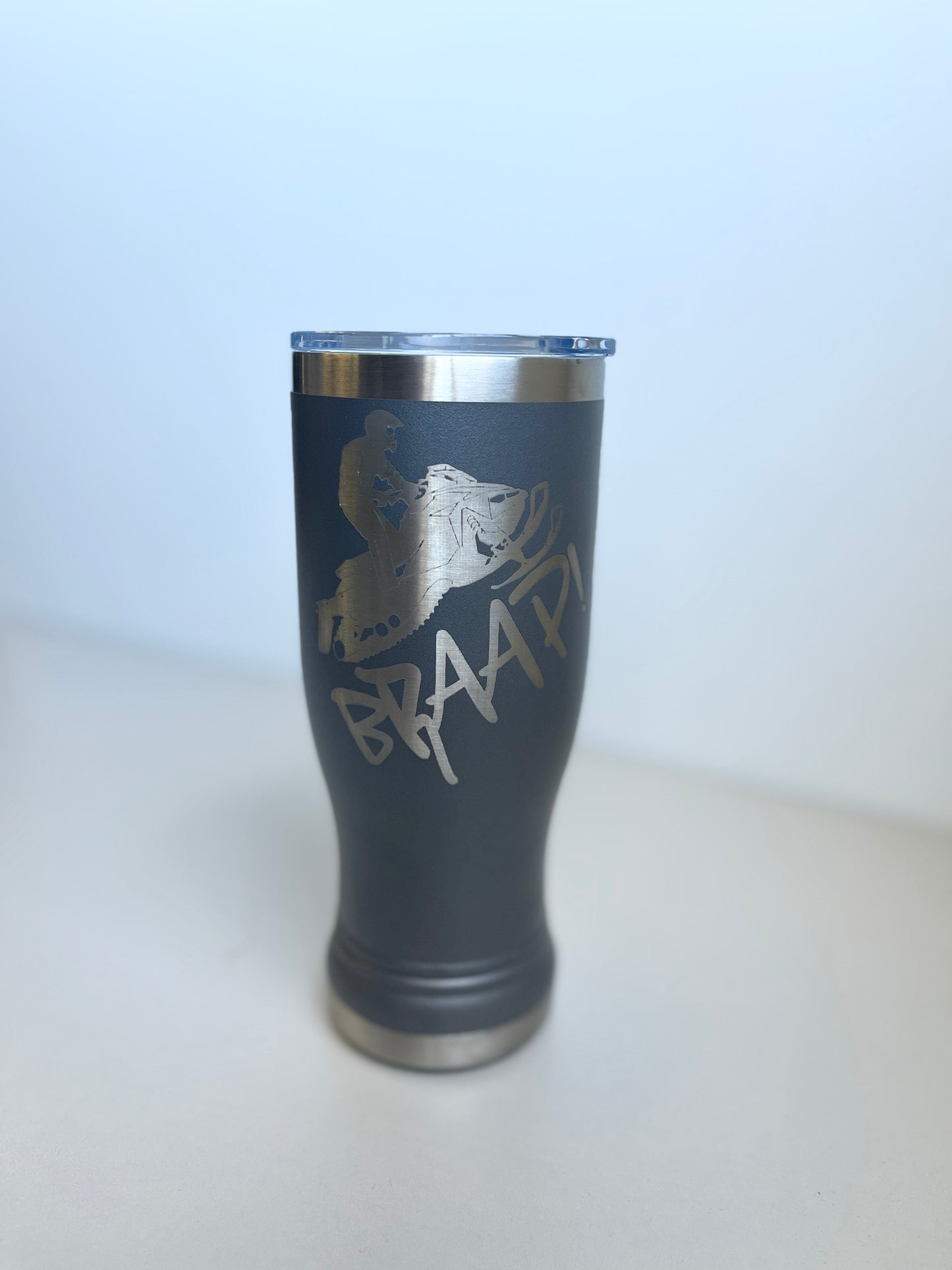 Braap Snowmobile 14oz Pilsner Tumbler