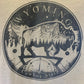 Wyoming Cowboy State Buffalo Adult Unisex T-shirt