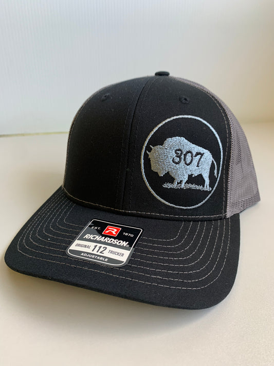 307 Buffalo Embroidered Adult Snapback Trucker Hat